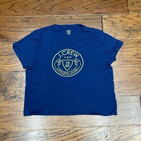 J crew women’s broken in jersey j crew athletic club relaxed t shirt - Picture 4 of 14